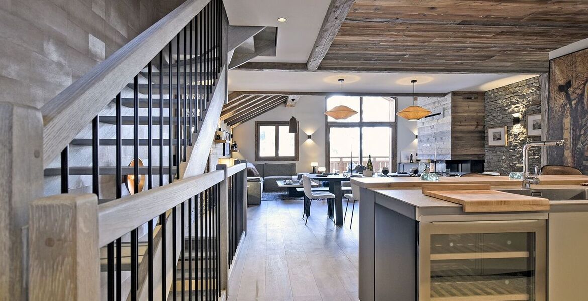 New flat in resort centre in Meribel