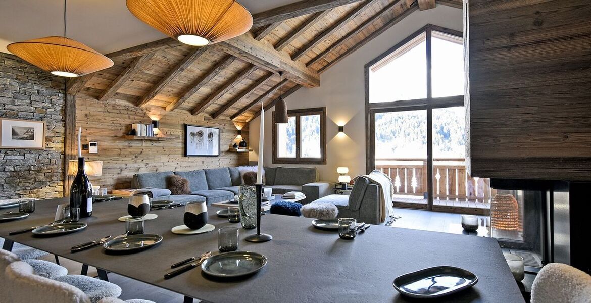 New flat in resort centre in Meribel