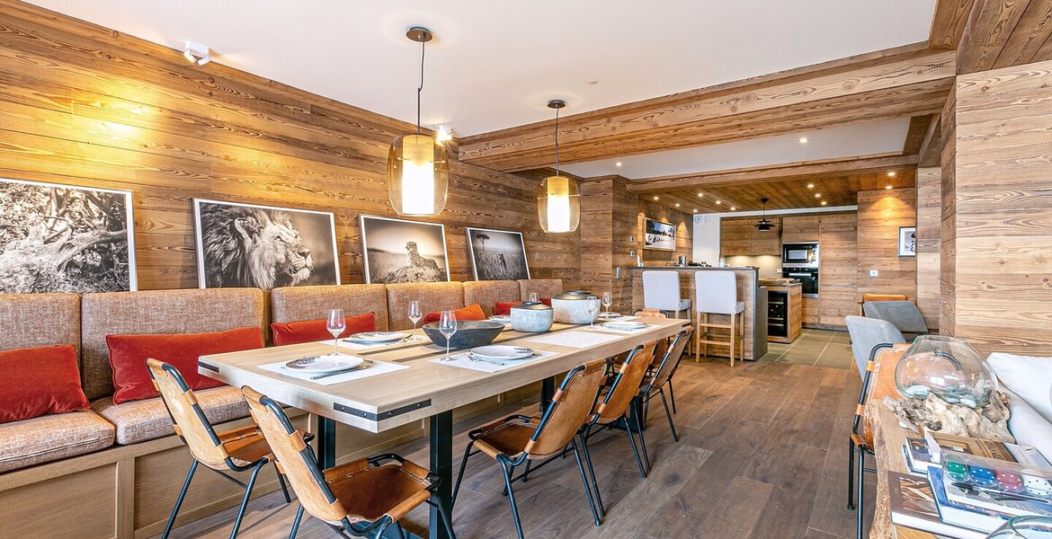 Luxury flat with a surface area of 200 m² in Meribel