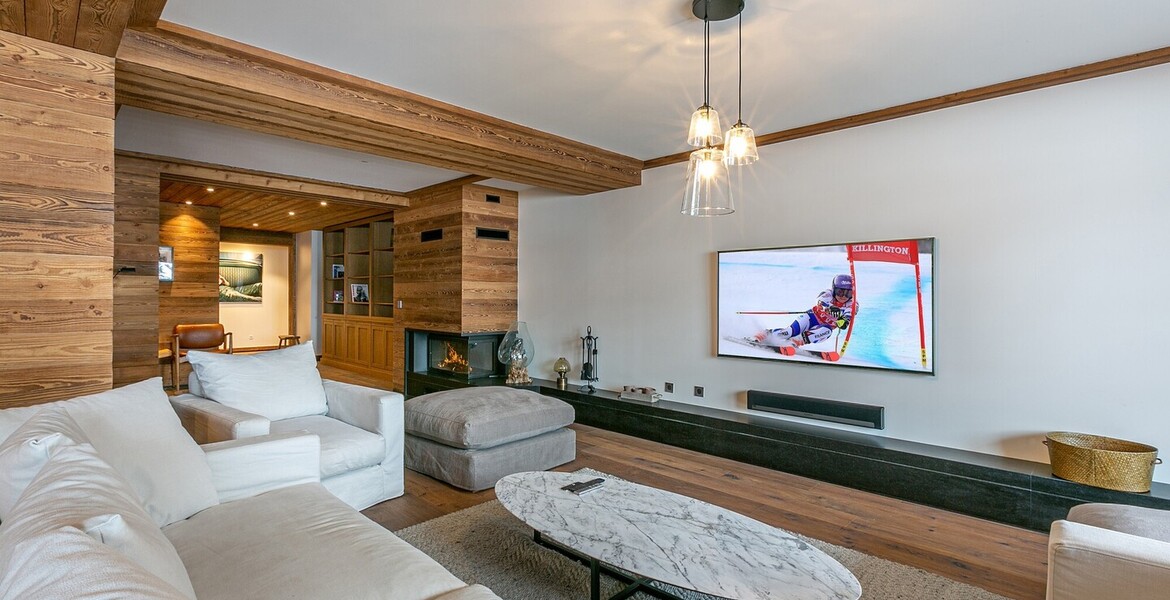 Piso de lujo con una superficie de 200 m² en Meribel