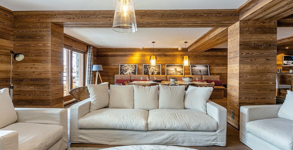 Luxury flat with a surface area of 200 m² in Meribel