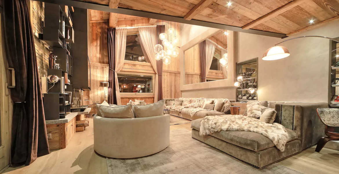 Chalet in Megève for 16 guests with 7 bedrooms 