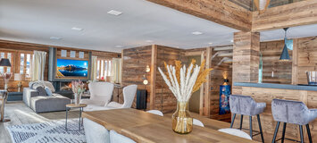 This is a luxury chalet in Megève for 16 people with 400 m² 