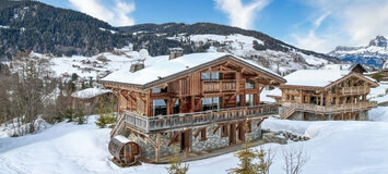 This is a luxury chalet in Megève for 16 people with 400 m² 