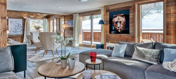 This is a luxury chalet in Megève for 16 people with 400 m² 