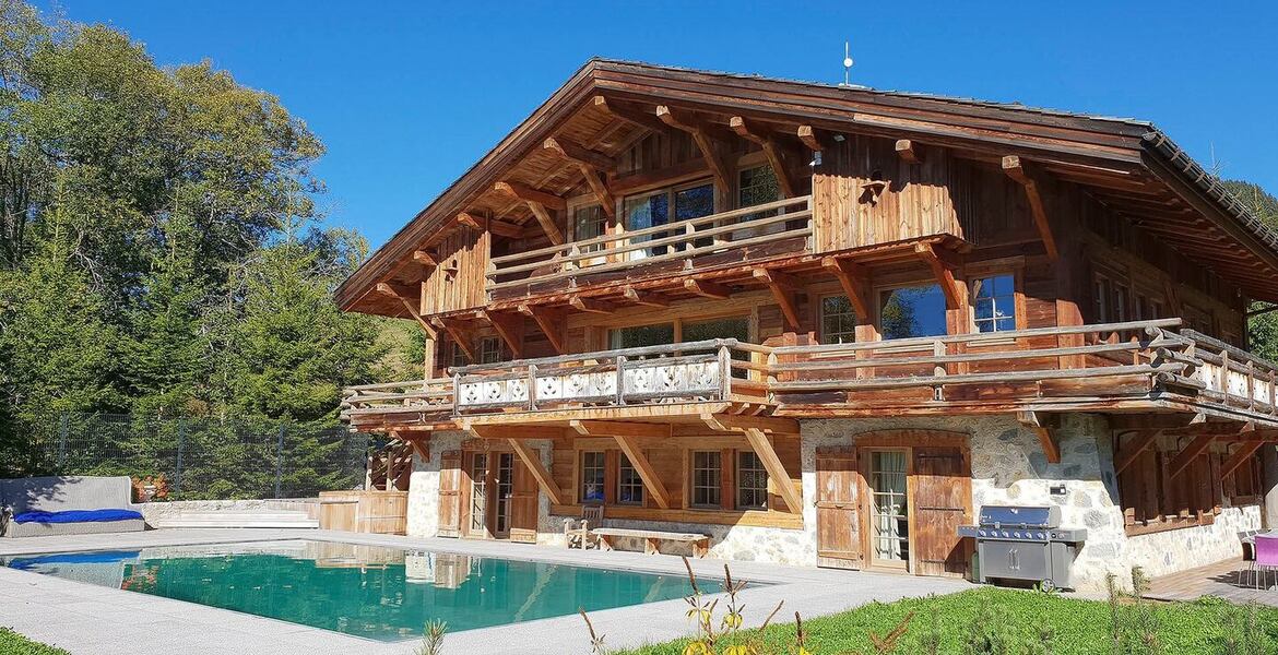 Magnifique chalet à Megève pour 16 personnes avec 7 chambres