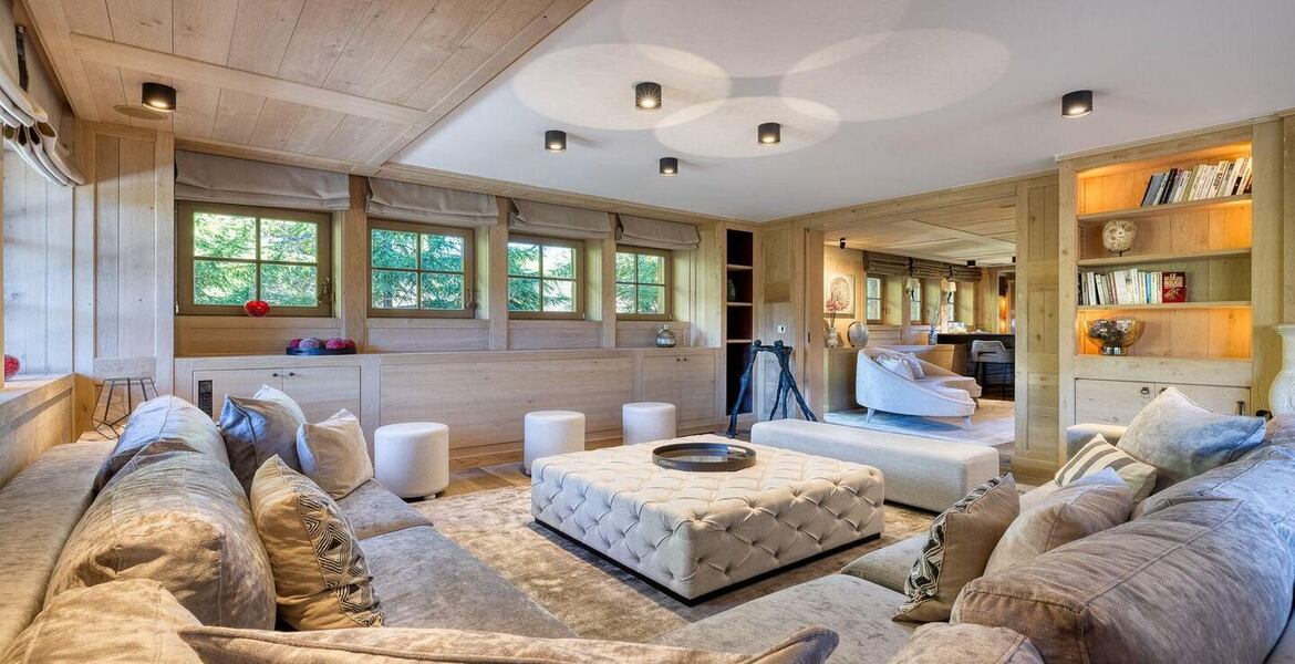 Magnifique chalet à Megève pour 16 personnes avec 7 chambres