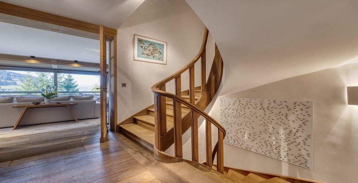 Magnifique chalet à Megève pour 16 personnes avec 7 chambres