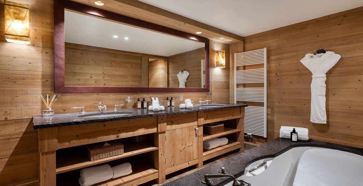 Magnifique chalet à Megève pour 16 personnes avec 7 chambres