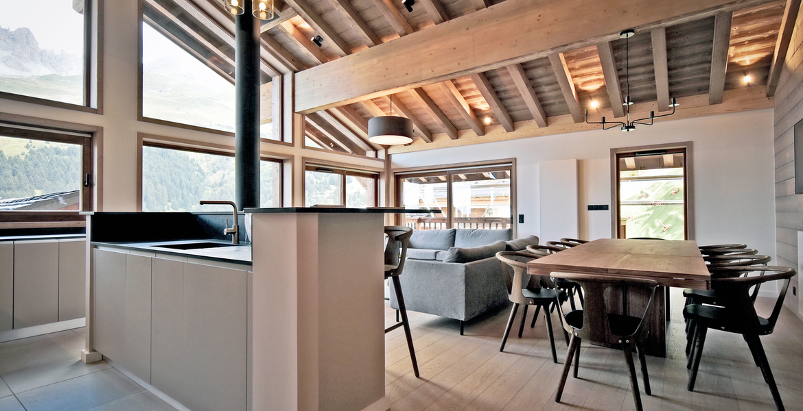 Magnificent 143m² 5-room duplex apartment in Méribel 