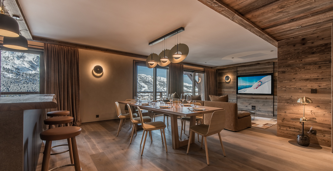 Magnifique appartement au cœur d'une résidence skis aux pied