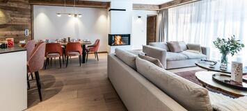 The duplex flat in Meribel, located on the 3rd and 4th floor