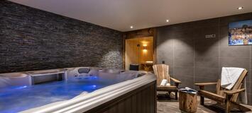 The duplex flat in Meribel