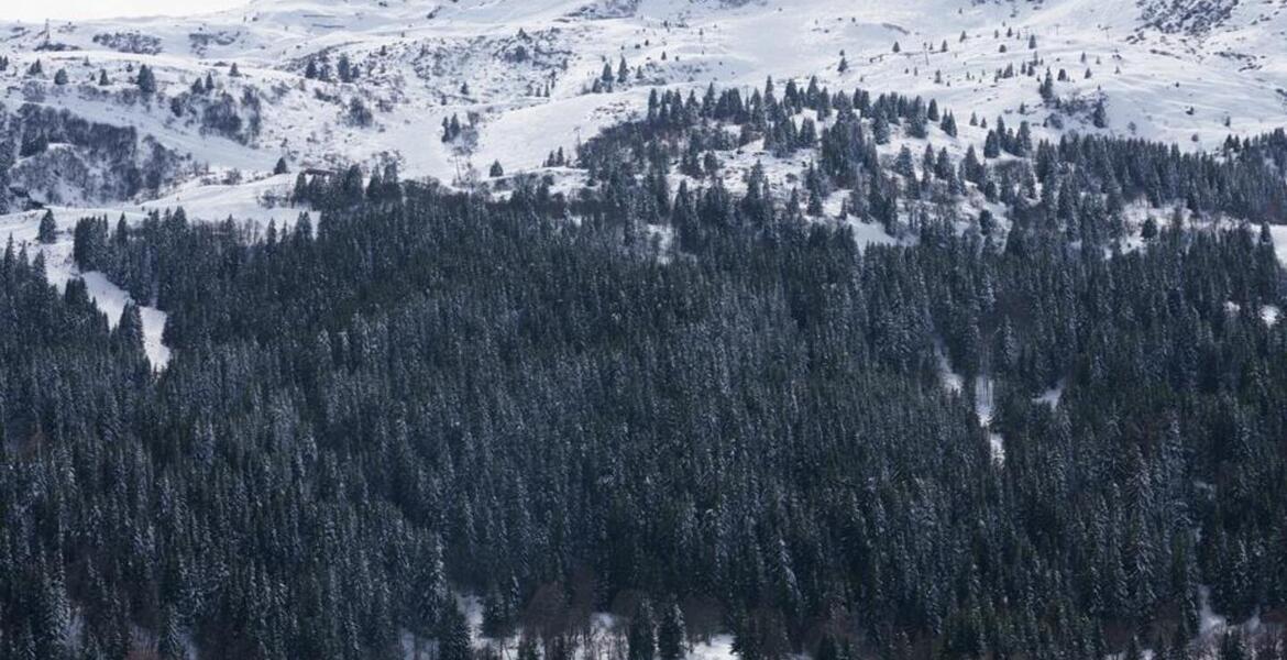 The duplex flat in Meribel, located on the 3rd and 4th floor