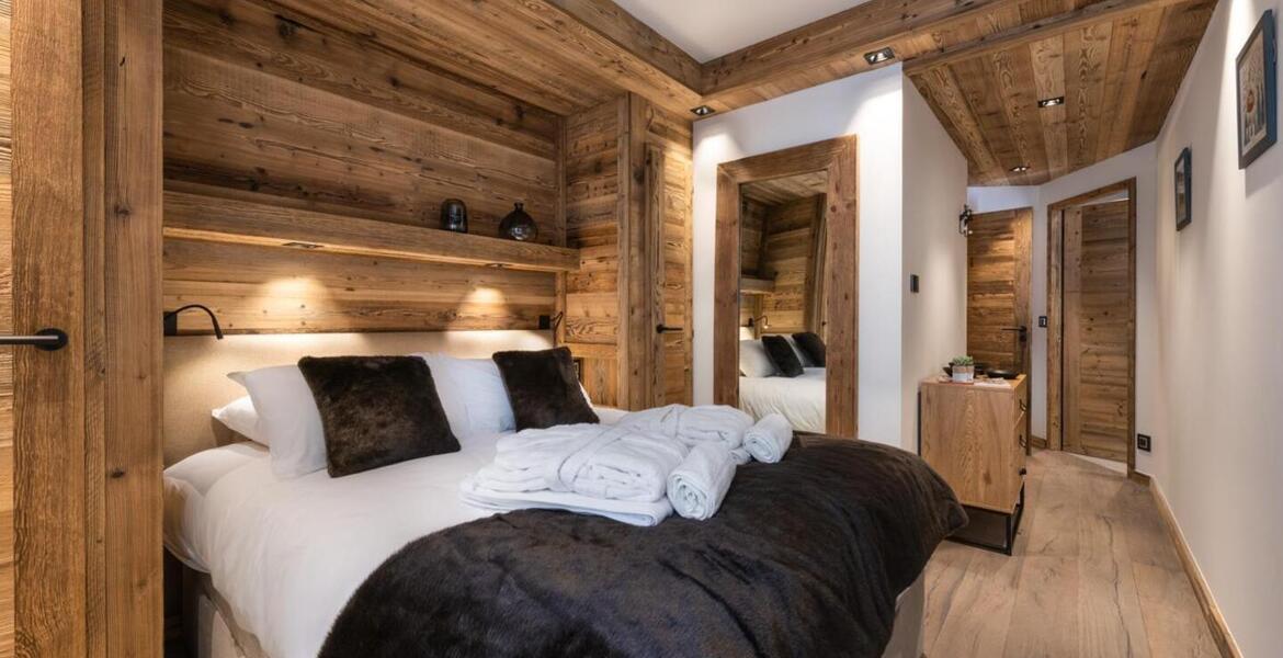 L'appartement duplex á Meribel, situé aux 3ème et 4ème étage