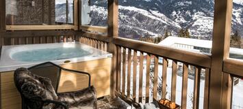 Le penthouse duplex á Meribel, situé aux 1er et 2ème étages 