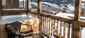 Le penthouse duplex á Meribel, situé aux 1er et 2ème étages 