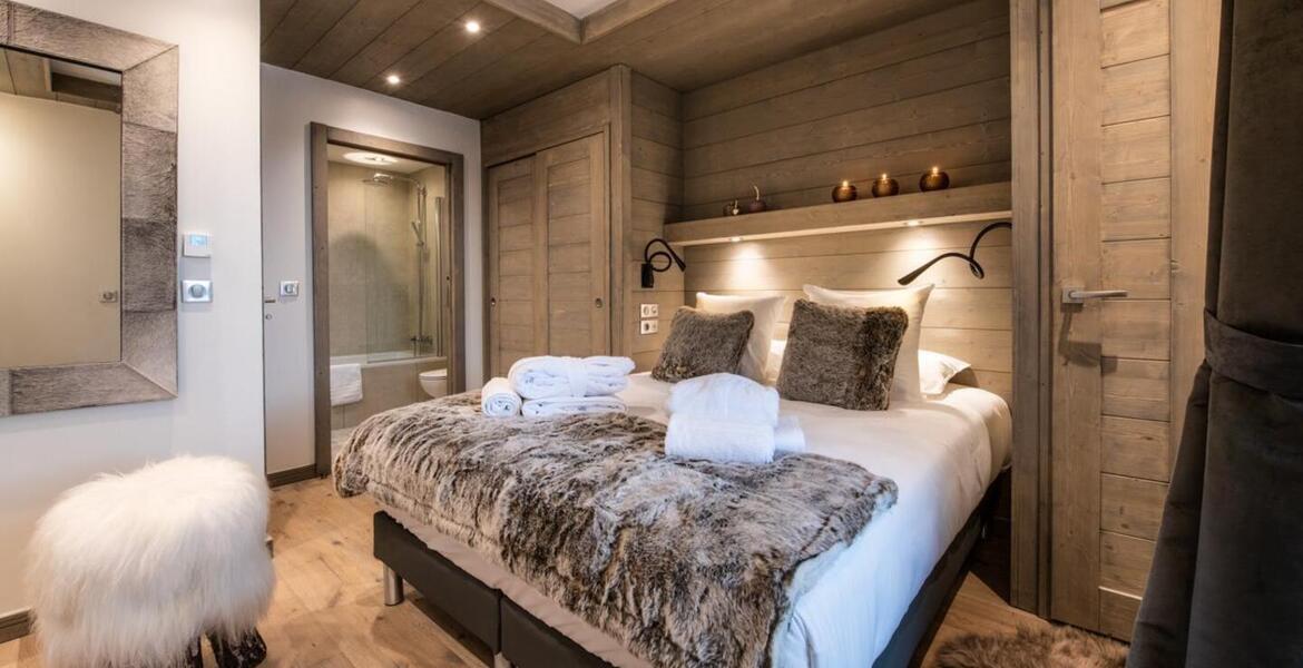 Le penthouse duplex á Meribel, situé aux 1er et 2ème étages 