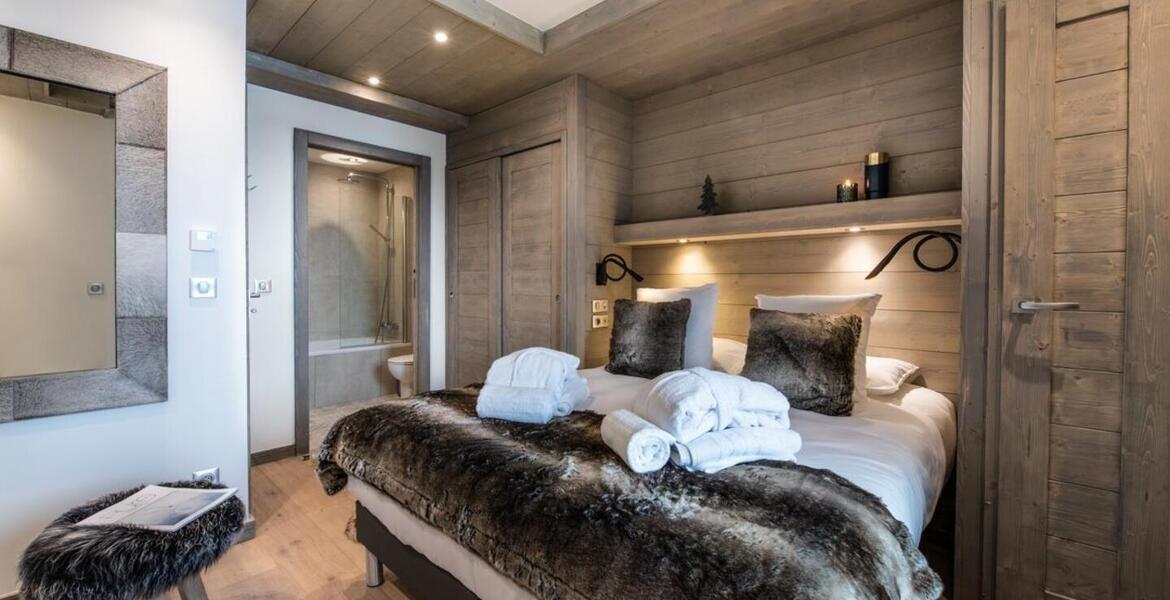 Le penthouse duplex á Meribel, situé aux 1er et 2ème étages 