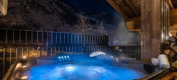 The duplex flat for rent in Meribel