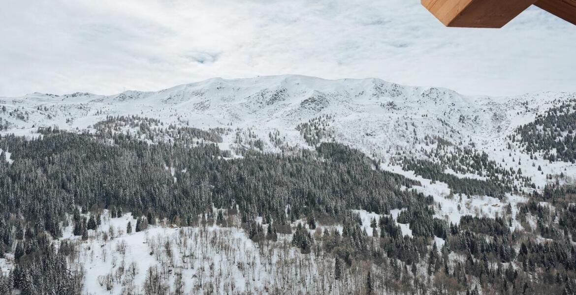 L'appartement duplex à Meribel, situé aux 2ème et 3ème étage