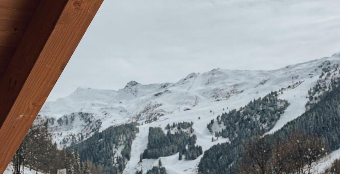 The duplex flat for rent in Meribel
