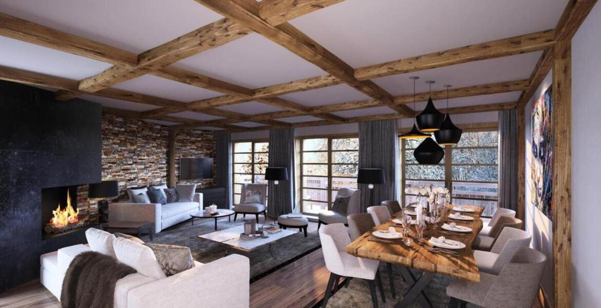 Relajante apartamento con spa en Courchevel 1850