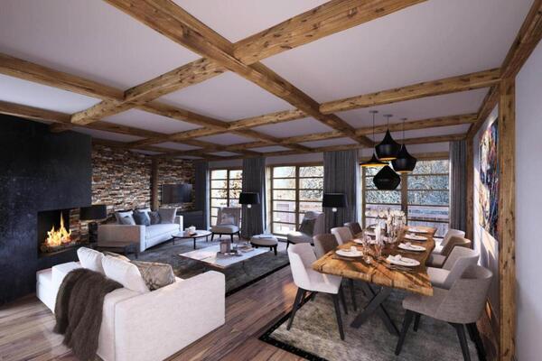 Relajante apartamento con spa en Courchevel 1850