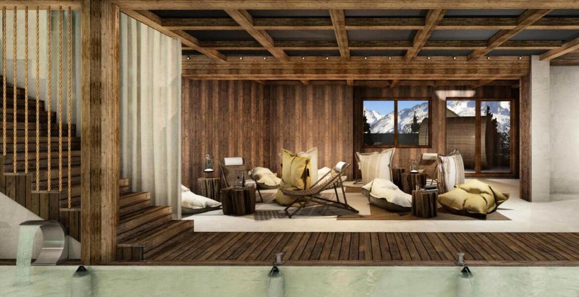 Relajante apartamento con spa en Courchevel 1850