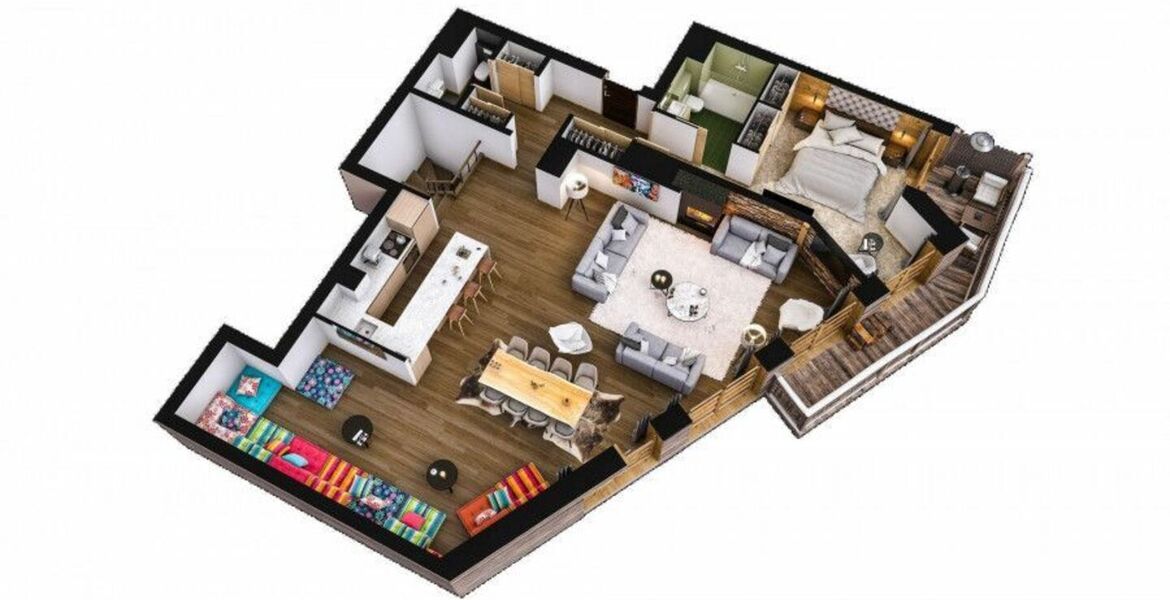 Apartamento en alquiler en courchevel 1850