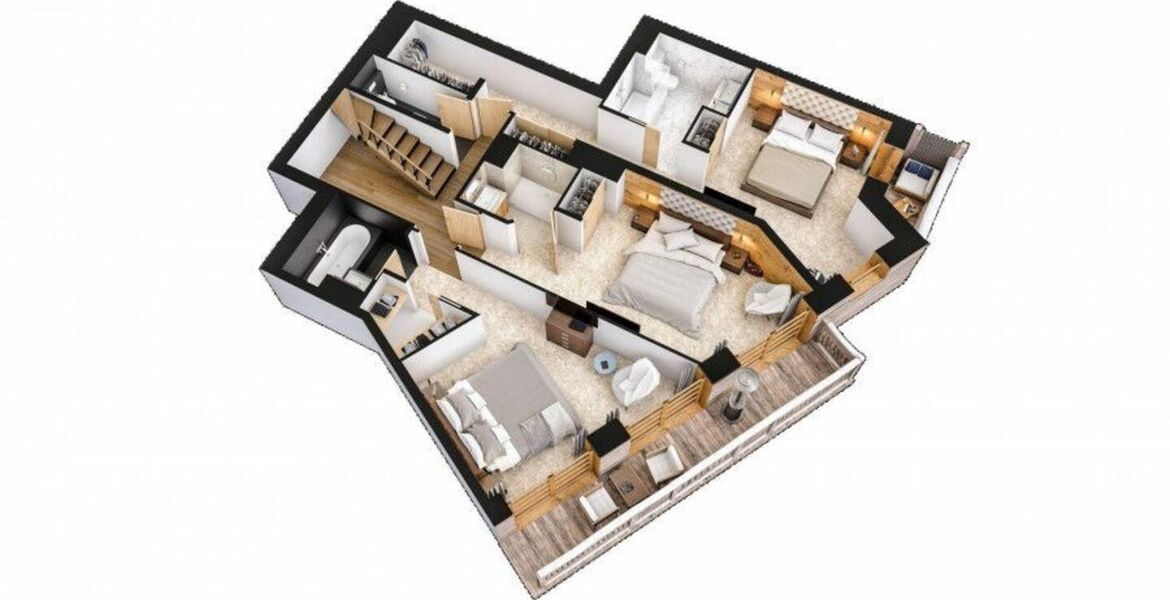 Apartamento en alquiler en courchevel 1850