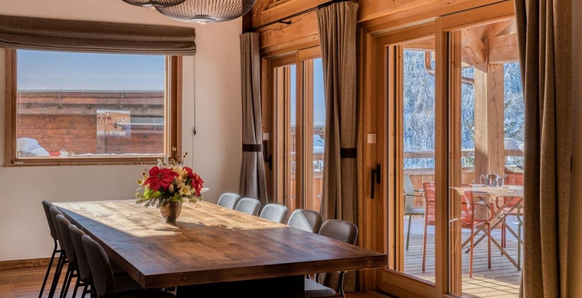 Nouveau chalet exclusif à louer à Méribel  