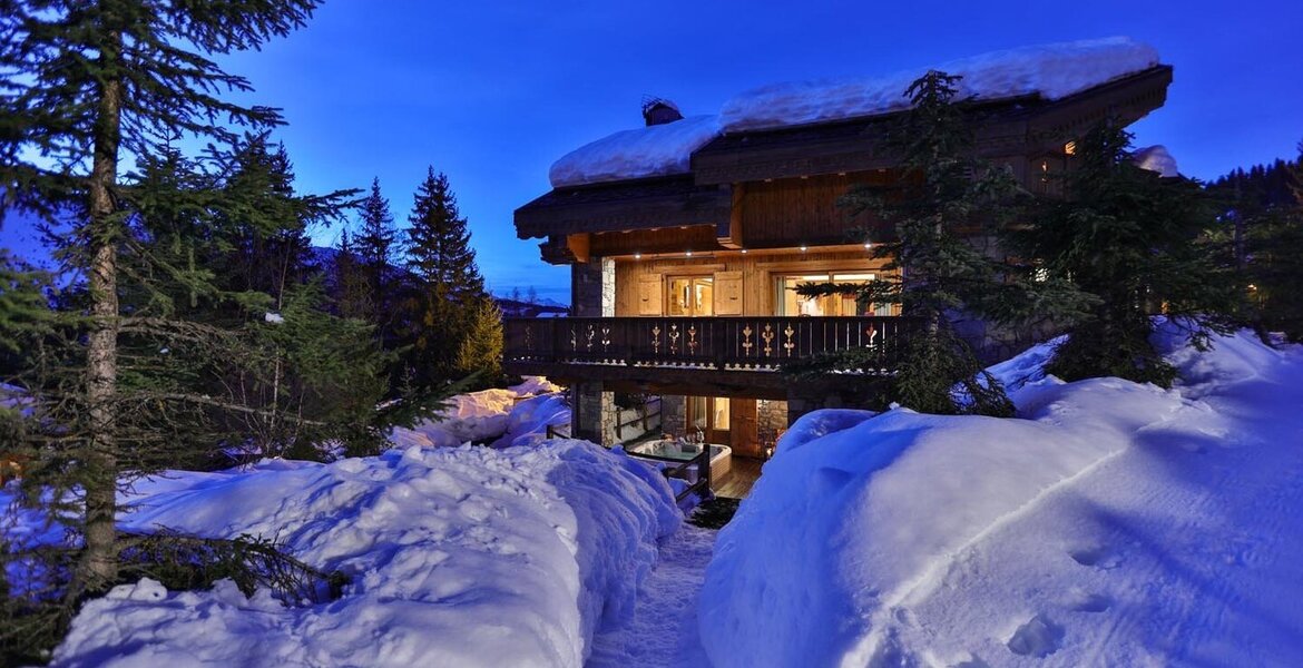 This Chalet is one the best located ski chalets in Meribel 