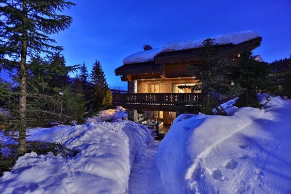 Ce chalet est l'un des mieux situés de Méribel 