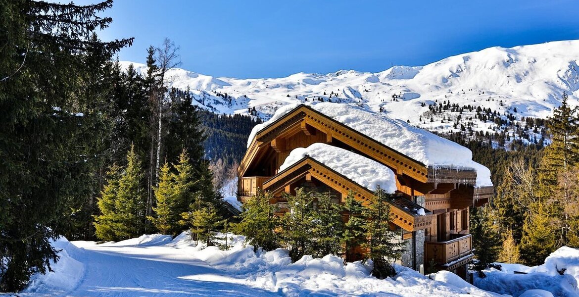 Ce chalet est l'un des mieux situés de Méribel 