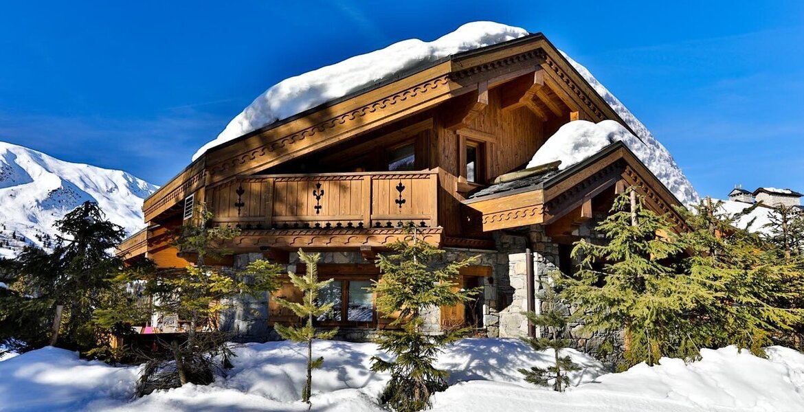 Ce chalet est l'un des mieux situés de Méribel 