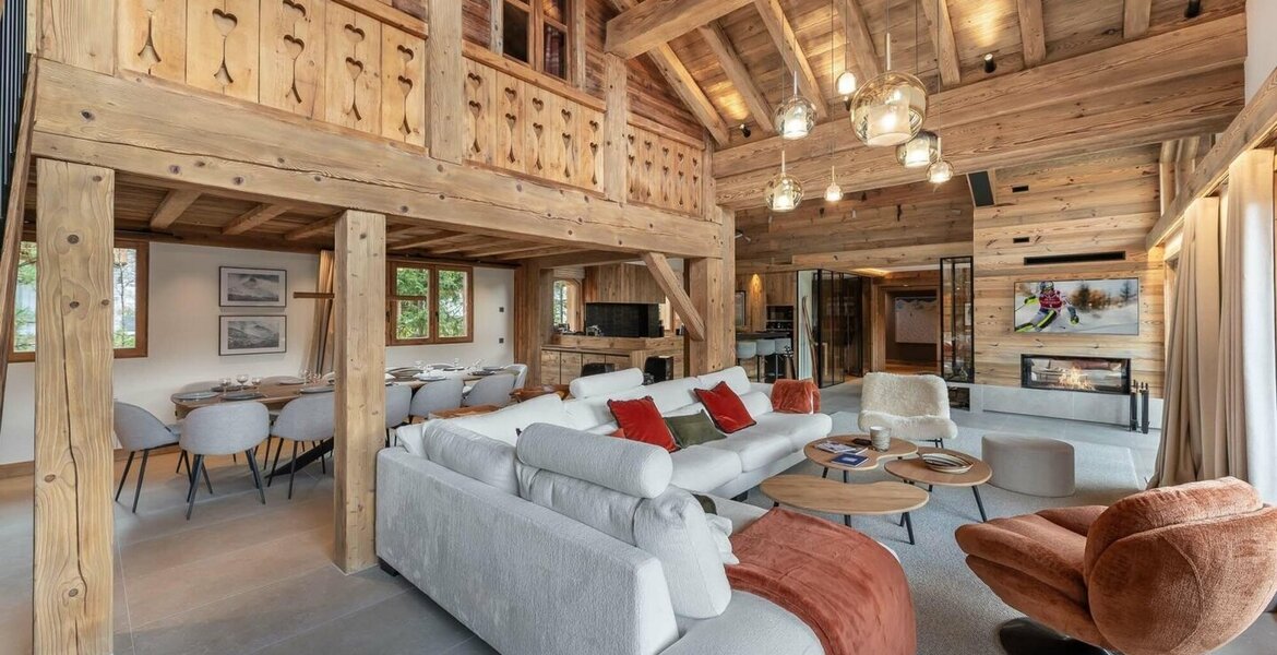 Chalet расположенное в деревушке Méribel Village