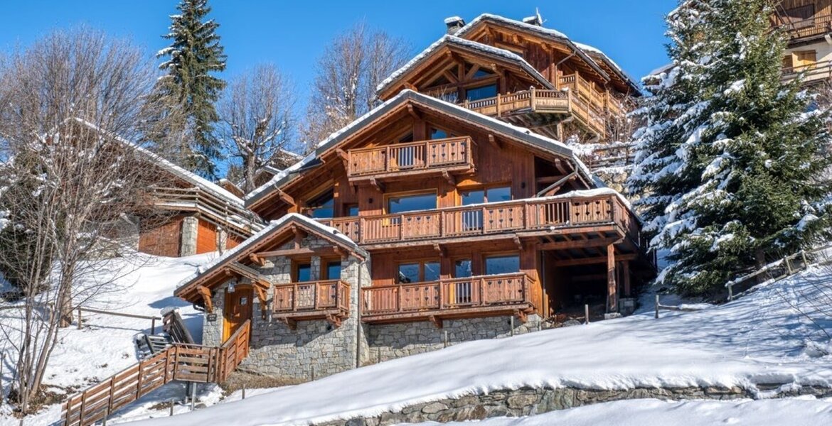 Chalet in Méribel with 200 sqm for 12 people