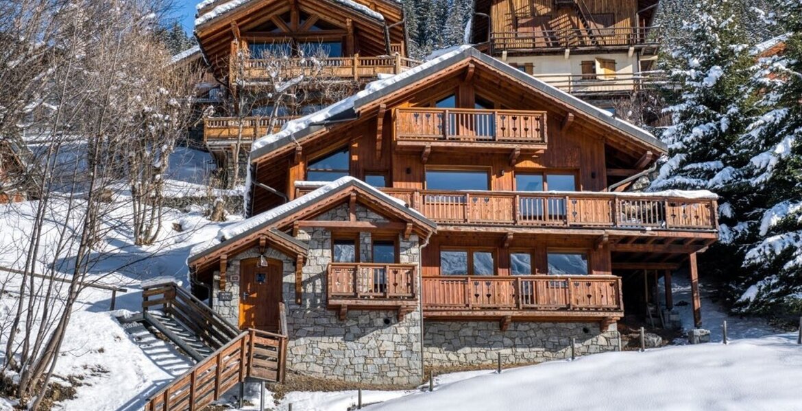 Chalet in Méribel with 200 sqm for 12 people