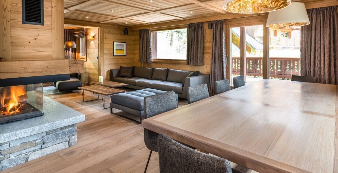 This chalet is a luxury ski chalet in Meribel