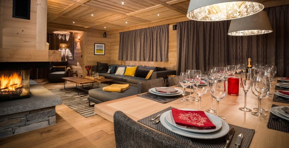 This chalet is a luxury ski chalet in Meribel