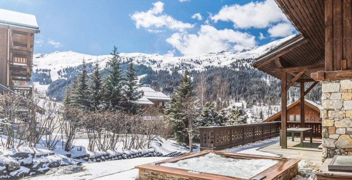 This chalet is a luxury ski chalet in Meribel