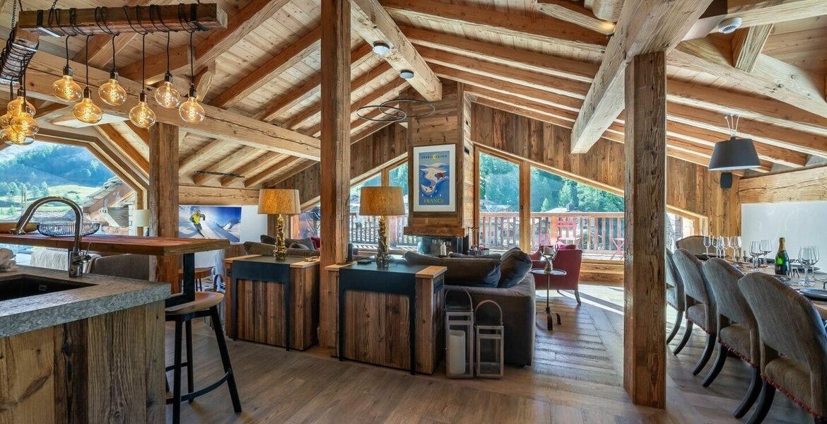 Chalet dans les montagnes de Val-d'Isère 