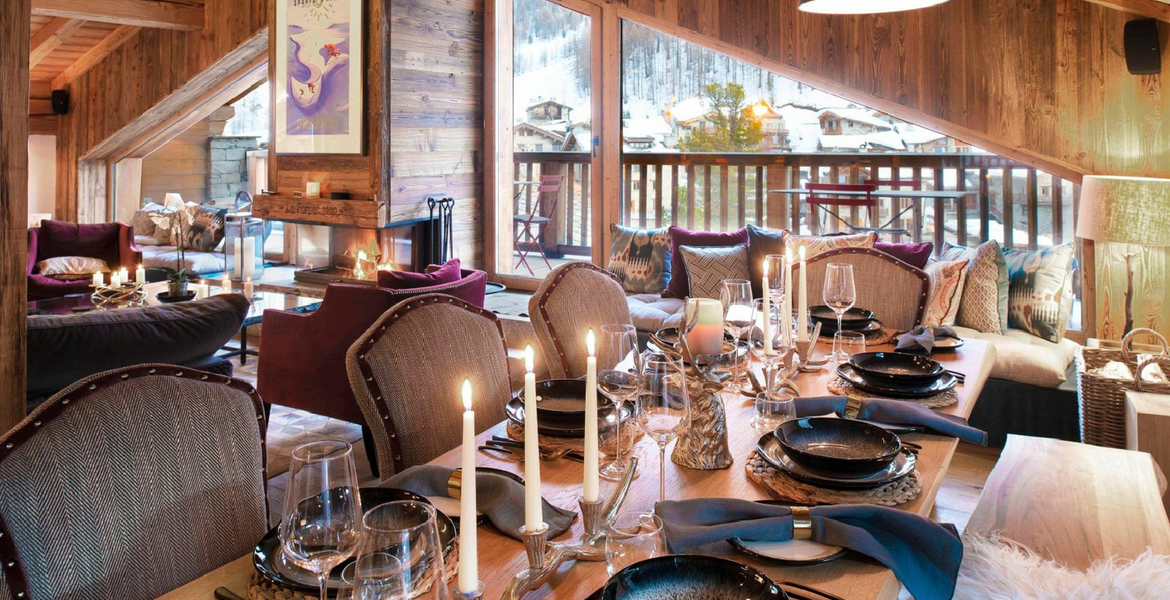 Chalet en las montañas de Val-d'Isere