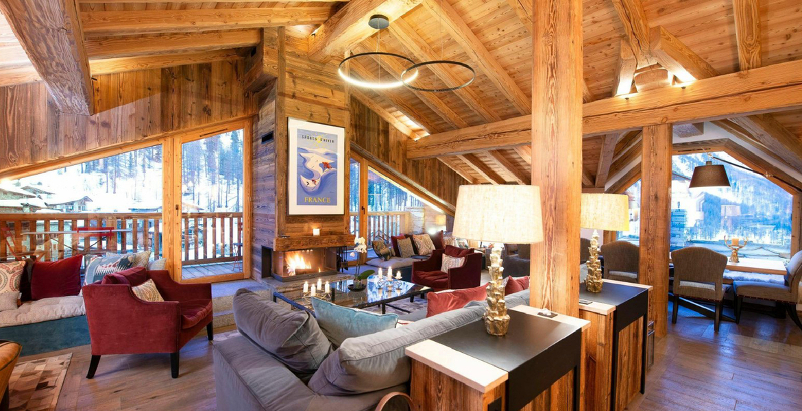 Chalet dans les montagnes de Val-d'Isère 