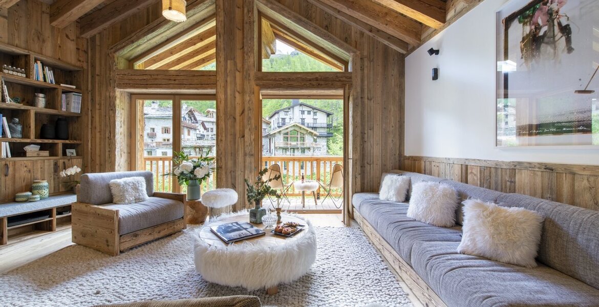 This is a luxury chalet of just over 200 m2 