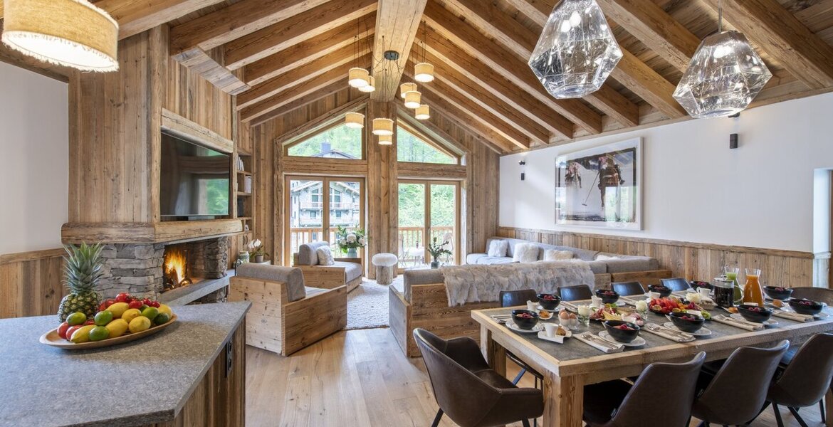 This is a luxury chalet of just over 200 m2