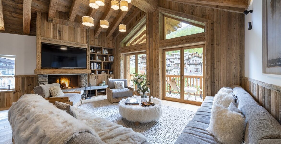 This is a luxury chalet of just over 200 m2 