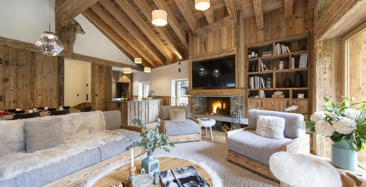 This is a luxury chalet of just over 200 m2