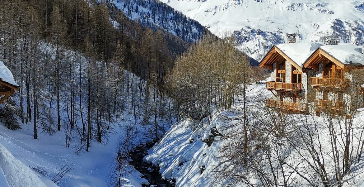 This is a luxury chalet of just over 200 m2 